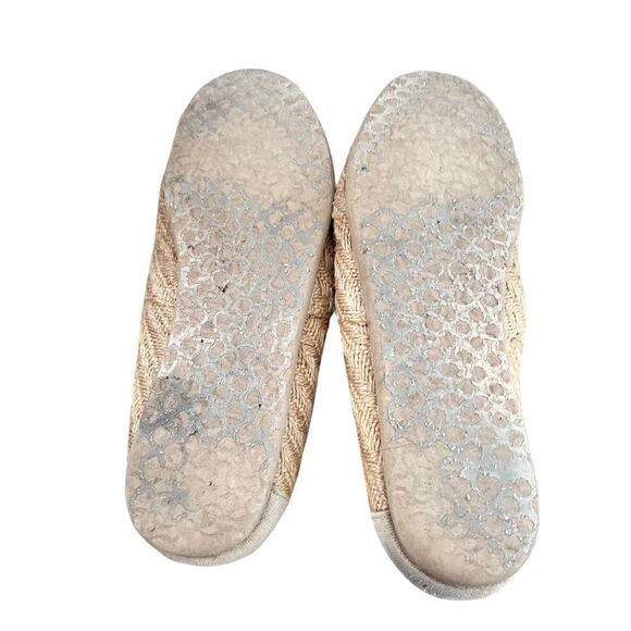 TOMS Tan Classic Burlap Basket Weave Slip On Casual‎ Shoes - Picture 3 of 8